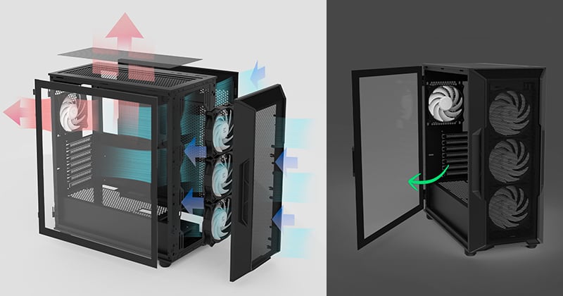 ZALMAN i3 NEO ARGB V2 評価・レビュー｜400mm GPU対応＆360mm水冷OK