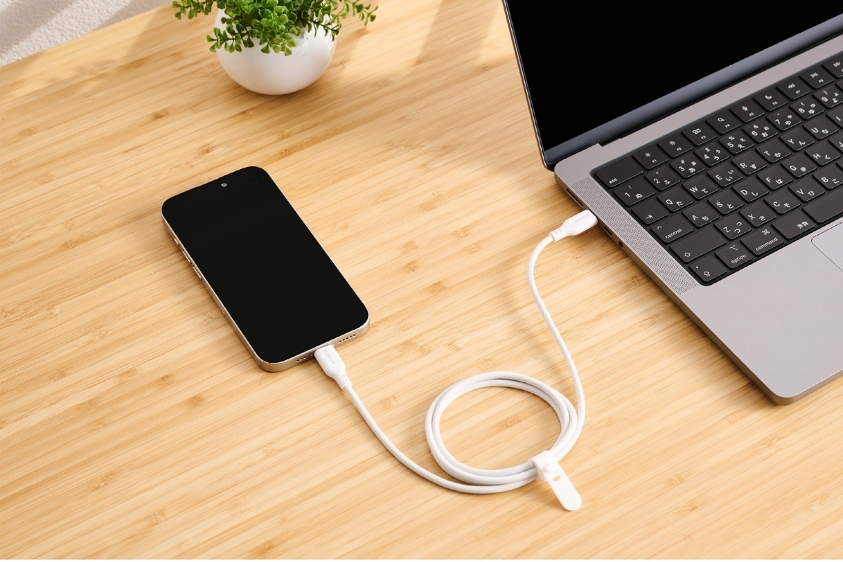シリコンメッシュUSB Type-Cケーブル