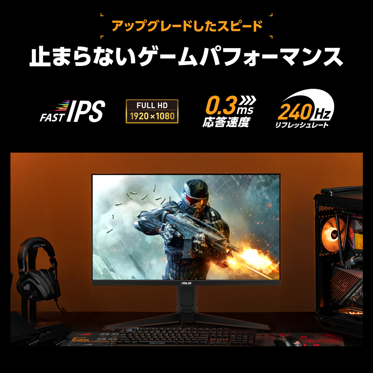 240Hz×0.3ms