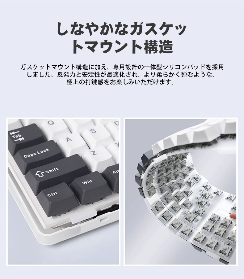 ガスケットマウント構造