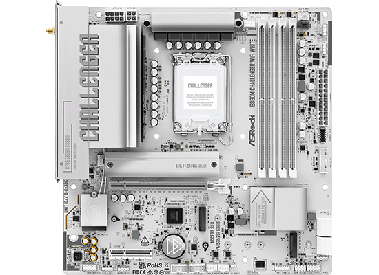 ASRock B860M Challenger WiFi White