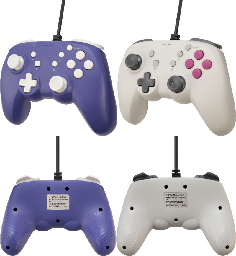 レトロスタイルゲームパッド4B