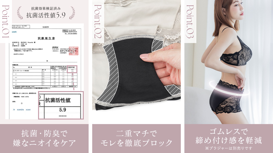 3つの優れた特徴
