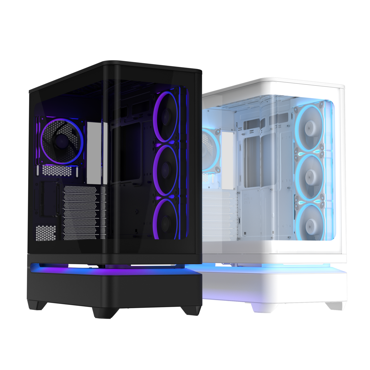 曲面ガラスが美しい！ASUS「Prime AP304」特許取得の冷却ATXケース発売