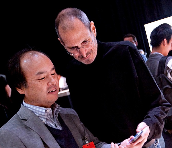 スティーブ・ジョブズ氏と孫正義氏