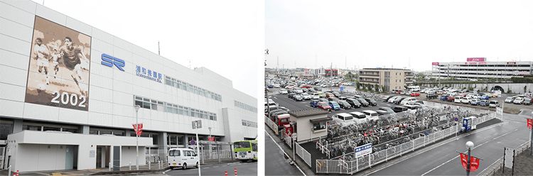 駐車場が充実している浦和美園駅