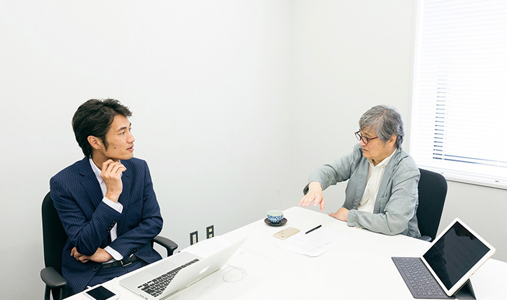 シェアサイクルについて語る根来氏と横井氏
