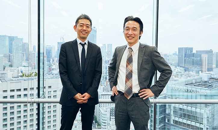 ソフトバンク 木下 貴士氏(写真左)とSBクラウド 代表取締役 兼 CEO 内山 敏氏(写真右)