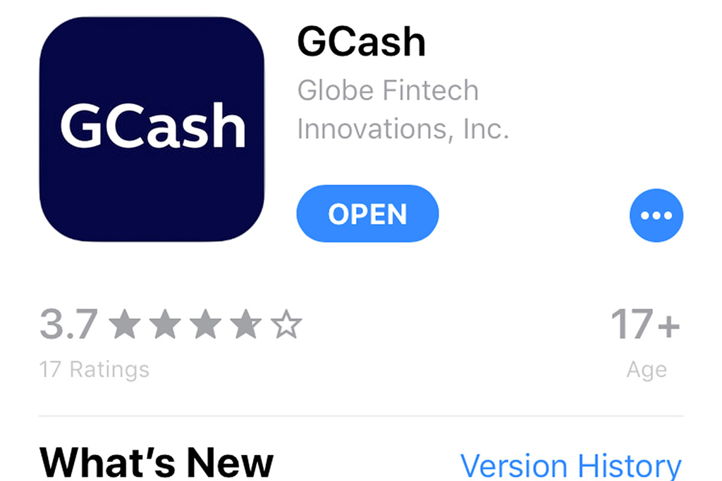 GCashアプリダウンロード画面