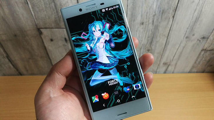 最近気に入っているxperiaテーマ X Project Miku Foxism