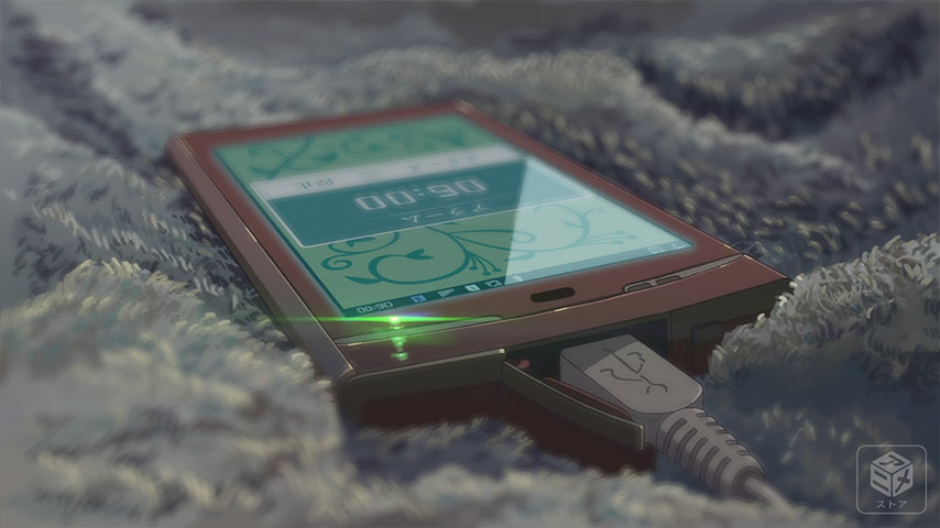 雪野百香里 言の葉の庭 のスマホ機種を特定してみる Foxism