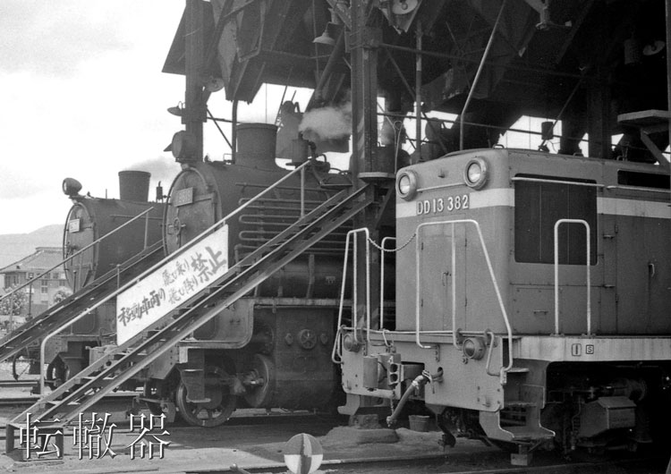 直方で会った9600 - 転轍器