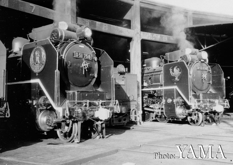 文通の写真から 各地の機関区で - 転轍器