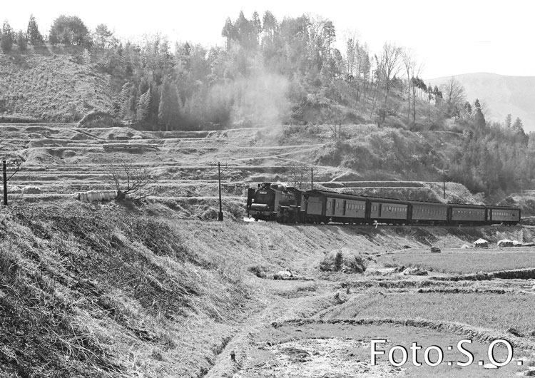 存清 丸盆 鉄線 玖珠盆地の東端 - 転轍器