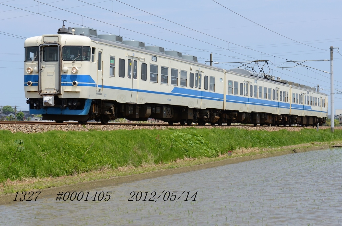 新北陸色413系の四季 壱 春 その25 曇りのち晴れ 鉄道がある風景 まれにその他の風景など