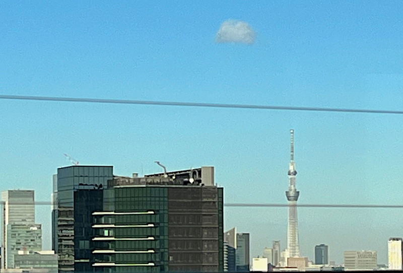 ザ・プリンス　パークタワー東京　クラブフロアからのスカイツリー