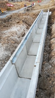 U字溝の設置方法 主任 高千穂建設