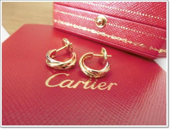 駆け込みカルティエし大満足のトリニティピアスとネックレス