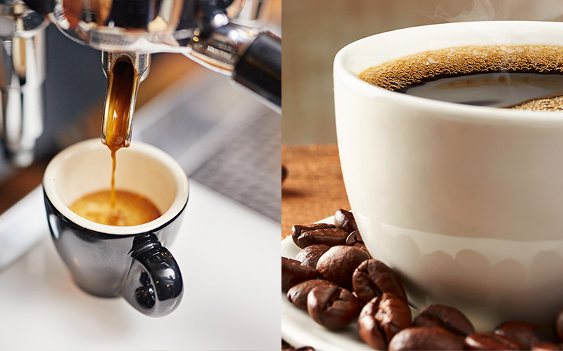 High Levels Of Caffeine  Content in Espresso vs Drip Coffee