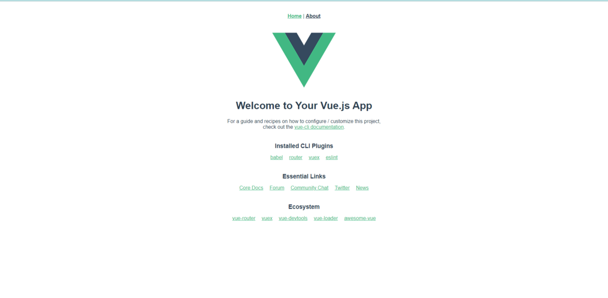 Vue CLIの起動