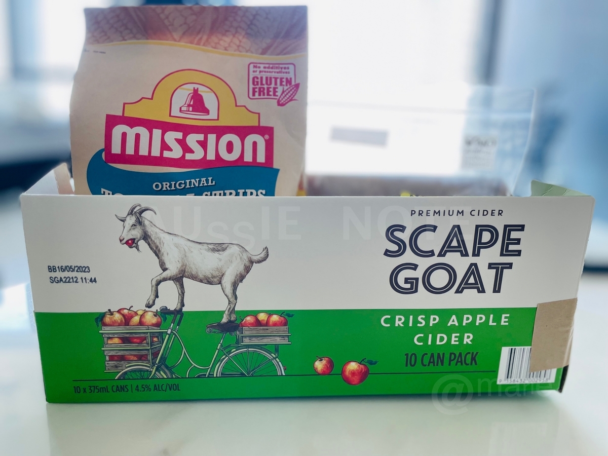ニュージーランドのプレミアムアップルサイダー（アルコール）「Scape Goat」 オーストラリア在住日本人のブログAussieNote by