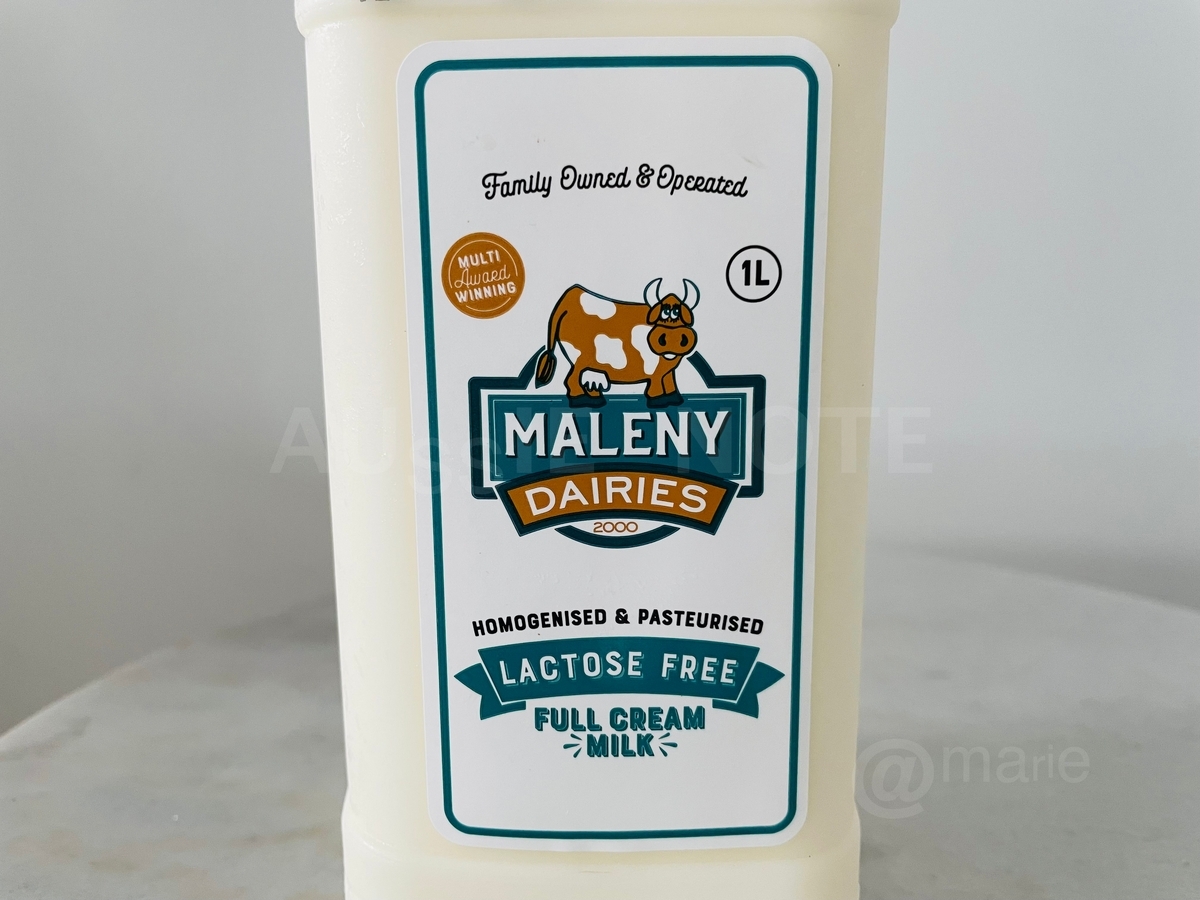 MALENY DIARIESのフルクリームミルクを飲んでみた。 オーストラリア暮らし オーストラリア生活 ブリスベン暮らし ブロスベン生活