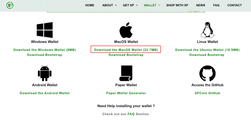 仮想通貨 草コインxpが新ウォレットをリリース Mac版の導入方法 投資をテコに 人生ハードモードからの脱却