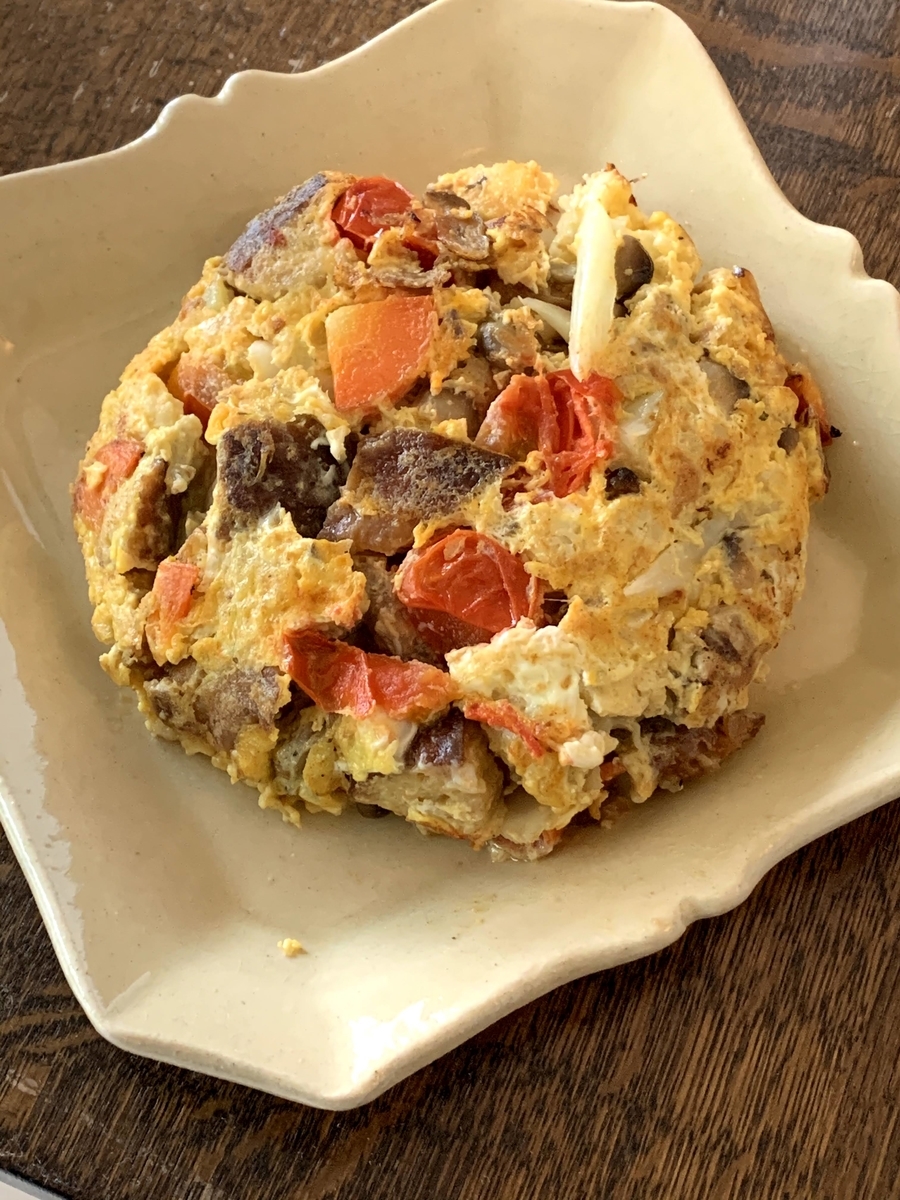 こなログ フライ パン オムレツ クミン風味 独楽ログ こまログ