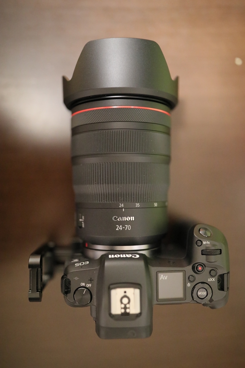 EOS Rで装着外観を比較してみる。 EF24-70mm F2.8L II USM ＆ RF24