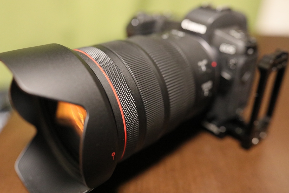 EOS Rで装着外観を比較してみる。 EF24-70mm F2.8L II USM ＆ RF24
