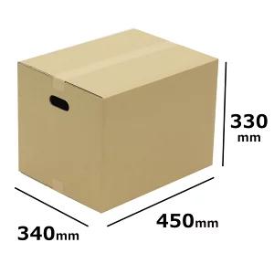 ダンボール箱 450&times;340&times;330mm 10枚セット 引っ越し・収納用