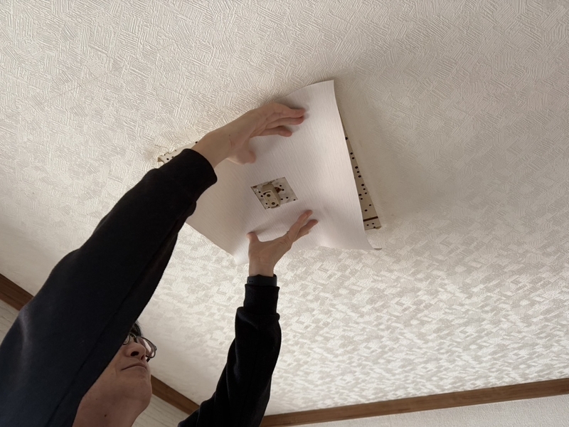 クロス貼り付け2