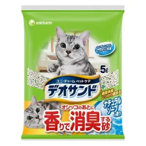 デオサンド 香りで消臭する砂 ナチュラルソープの香り 5L 4520699651681