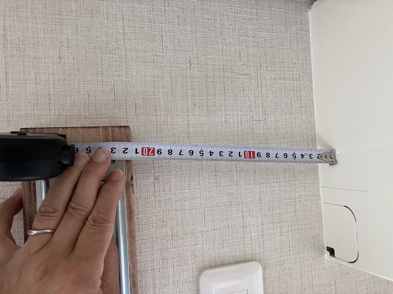 説明書の数値を確認しながら作業
