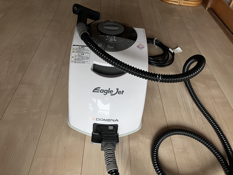 DOMENA EagleJet スチームクリーナー ホワイト 押し入れ発掘】25年前の未使用スチームクリーナー「Eagle Jet」が復活