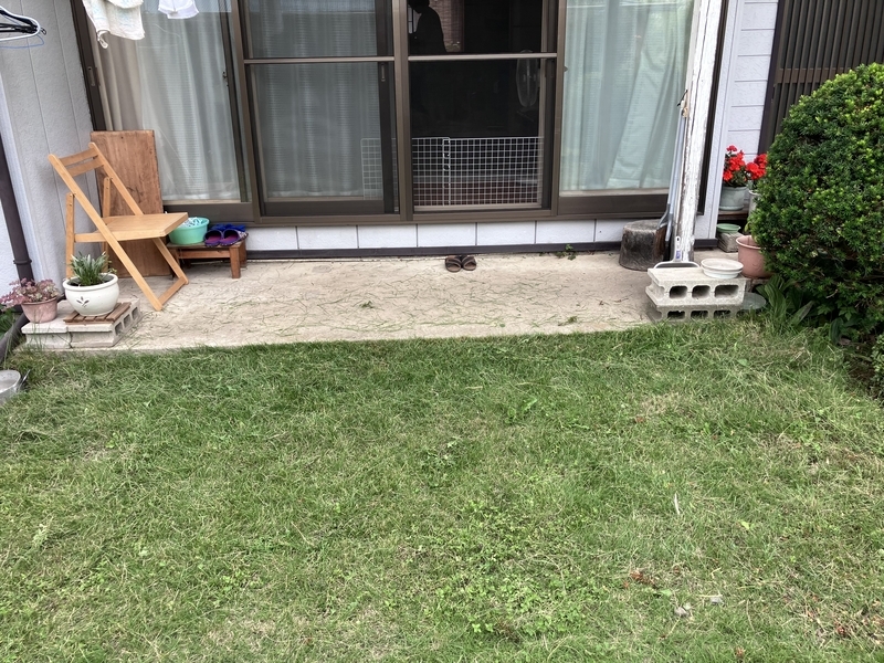 草刈り現場の様子