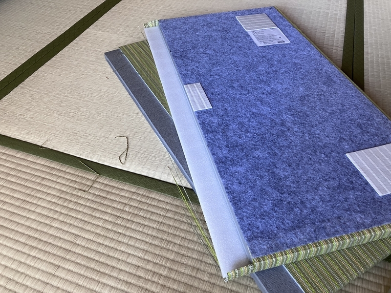 解れてくるい草の端面1