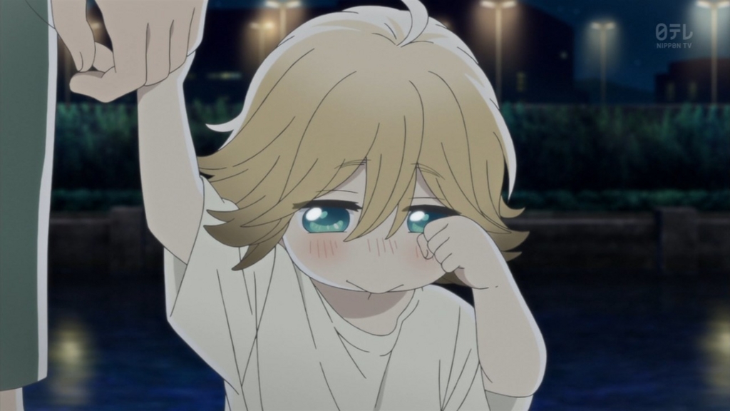 うどんの国の金色毛鞠 第3話 赤灯台 感想 地元の友達に誘われて釣りに行く 深夜 夜の堤防にポコ はしゃぐ もえろぐ