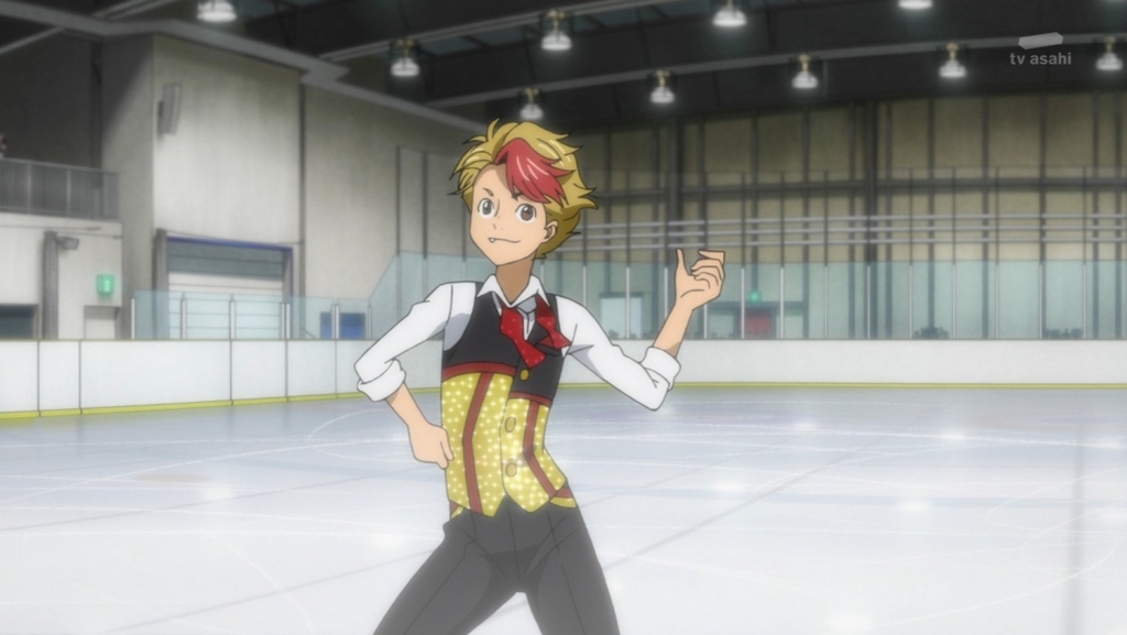 ユーリ On Ice 第5話 顔まっ赤 初戦だョ 中四国九州選手権大会 感想 魔性のカツ丼になった勇利 憧れる後輩の南くん もえろぐ