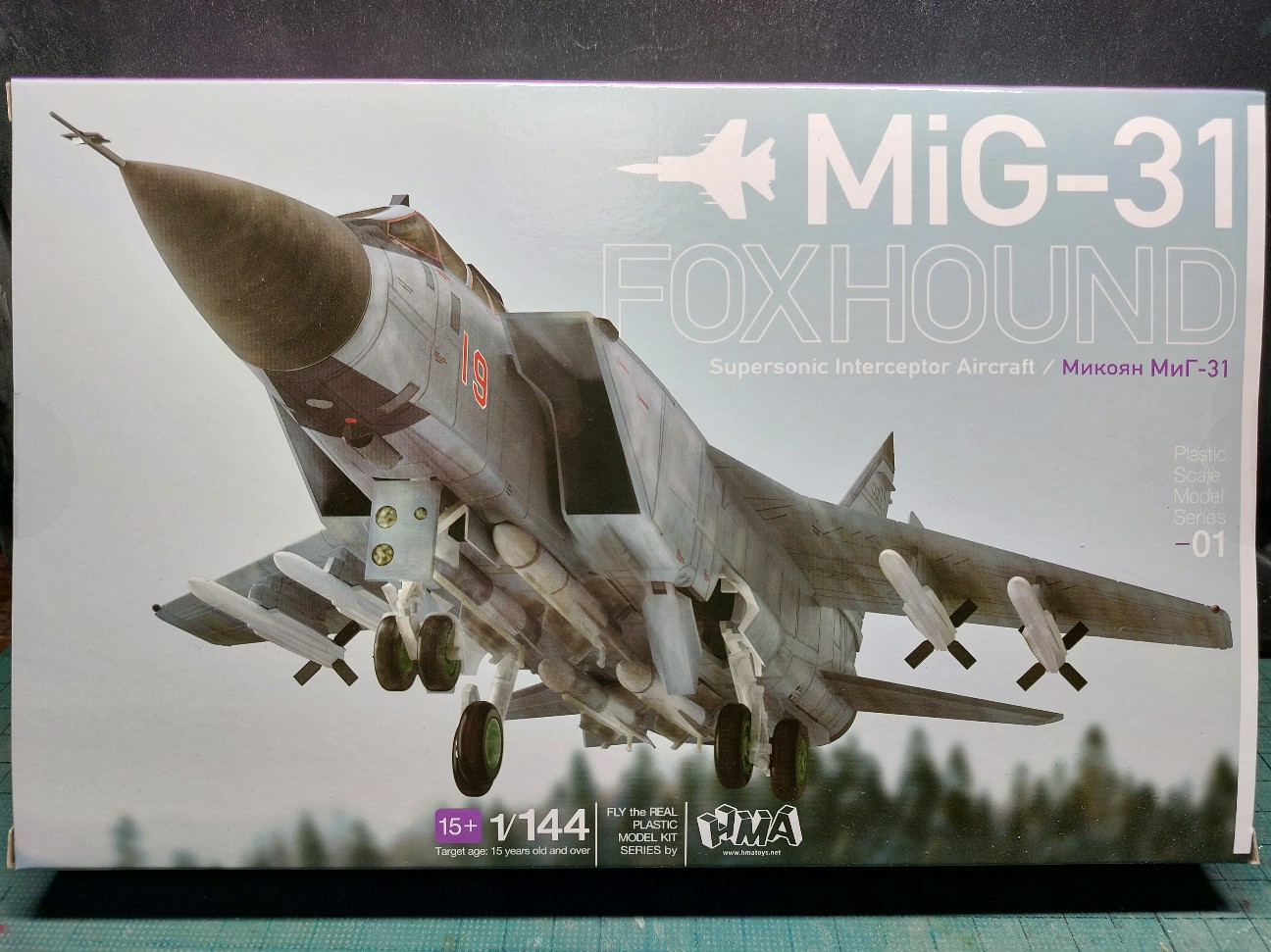 1/144 MiG-31ファイヤーフォックス プラモデル HMA 完成品