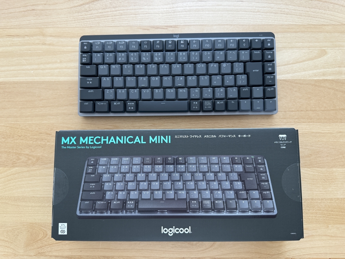 ロジクール MX KEYS MINI グラファイト 日本語配列 ロジクール｢MX KEYS mini｣レビュー／MX Keysと比較