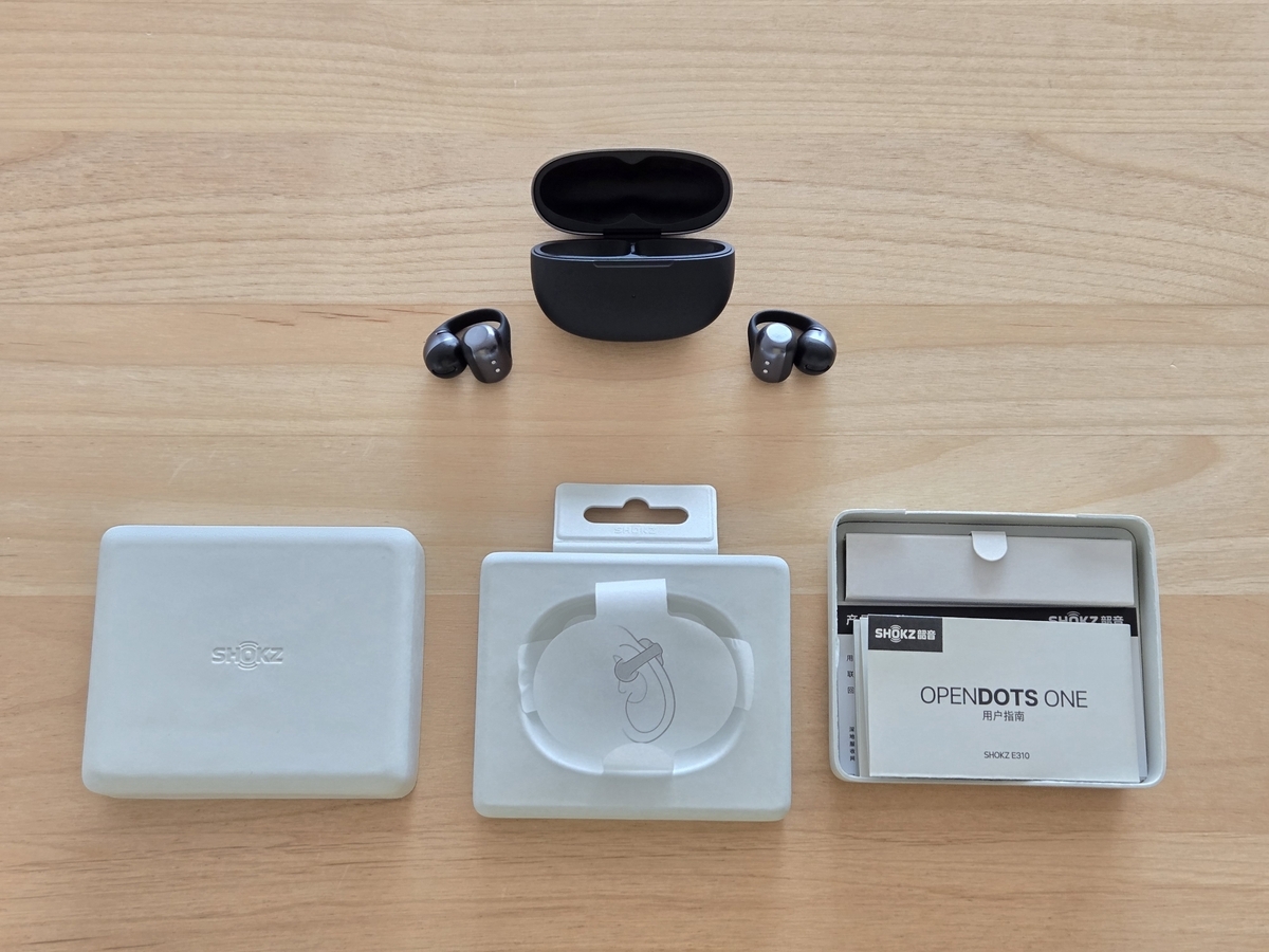 SHOKZ イヤーカフ型イヤフォンOPEN DOTS ONEをアリエクセールで格安