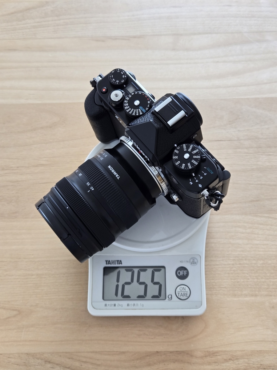 NIKON Zf にVILTROX E-Z マウントアダプターを購入してEマウントレンズ