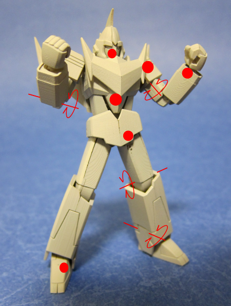 ガンプラとスーパーミニプラ スーパーミニプラ ビッグスケール ジャガーバルカン【プレミアム