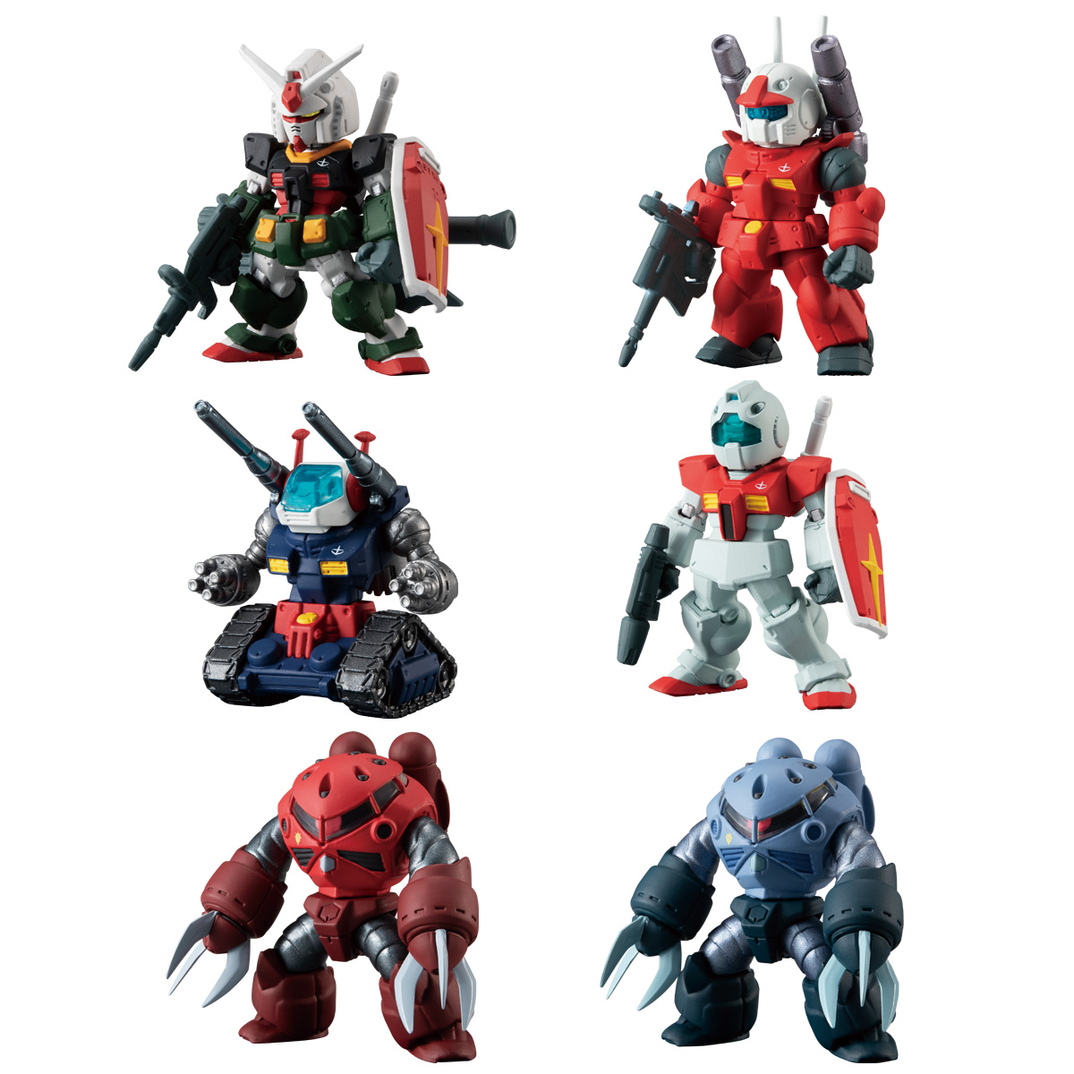 ガンダム HMSセレクション1～6&シャア専用スペシャルコンプ