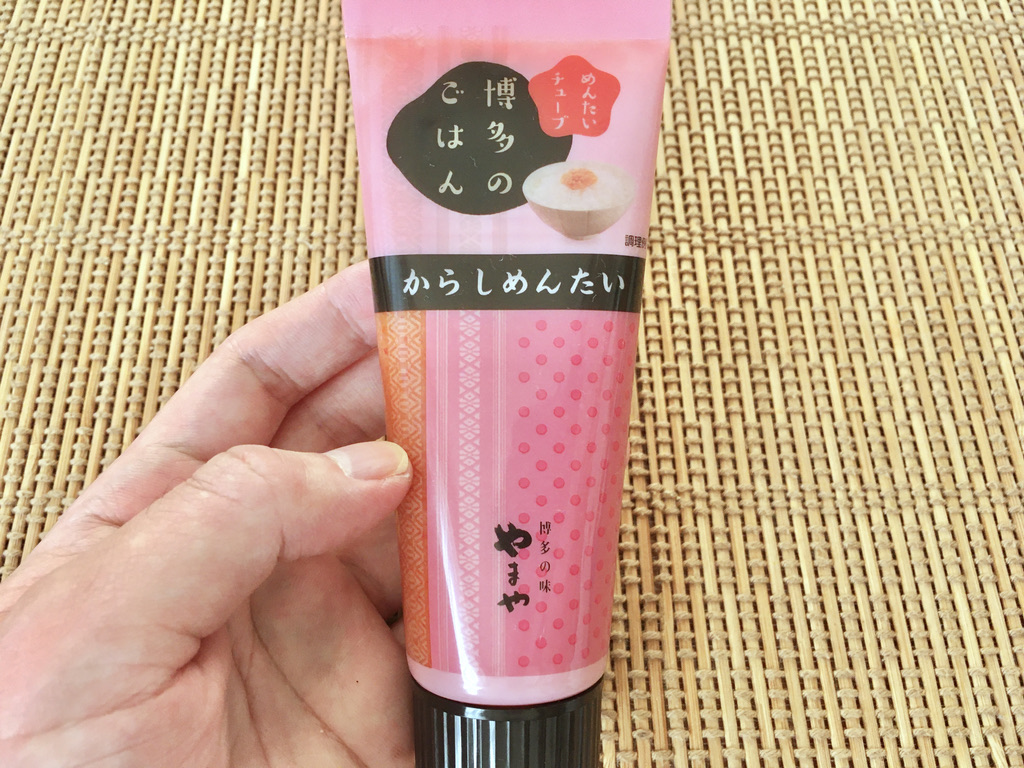 「めんたいチューブ からしめんたい」のパッケージ