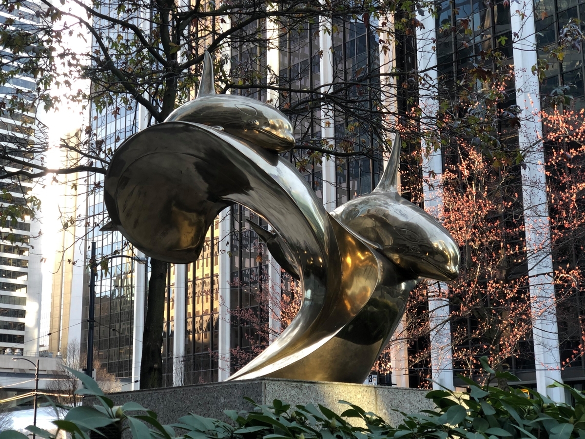 オブジェ彫刻 バンクーバー、ダウンタウン街中アート（彫刻・オブジェ