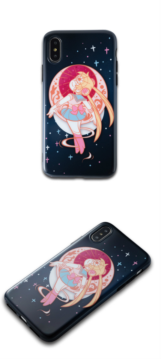 セーラームーン 変身シーンセーラームーン　画像　キレイiPhone 15ケース