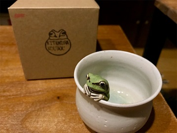 爬虫類イベント きたむら工房のアマガエルカップ