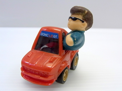 はこのり 箱乗り タカラ - Yahoo!オークション 赤　箱乗り　パトカー CXG タカラ　はこのりチョロQ　NoB-1　セルボ チョロQ CXG セルボ ミニカー